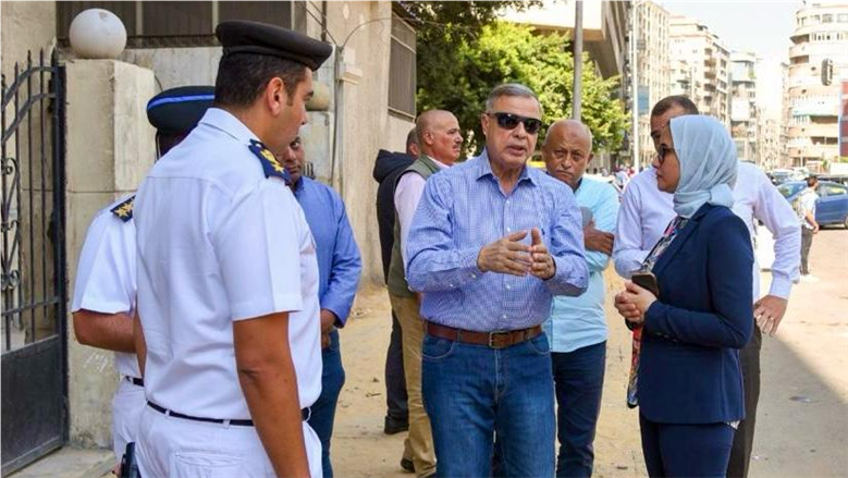 محافظ الإسكندرية يتابع محور الحرية