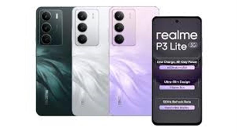 سعر ومواصفات هاتف Realme P3 Lite.. مميزات بنسختين 4G و5G