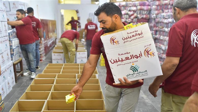 مؤسسة أبو العينين عضو التحالف الوطني تطلق قافلة لإغاثة غزة الخميس المقبل