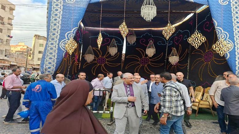 قيادات جنوب الدلتا خلال متابعة الاستعدادات للاحتفال بمولد السيد البدوي
