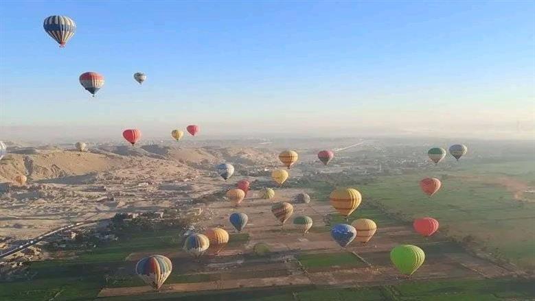 رحلات البالون في الأقصر