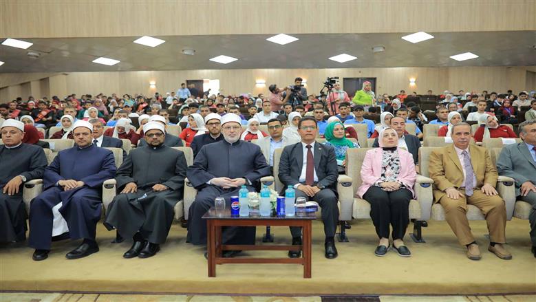 فعاليات الايمان أولا بجامعة بنها