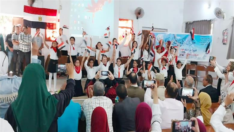 احتفالية ذكري اكتوبر ببنها 