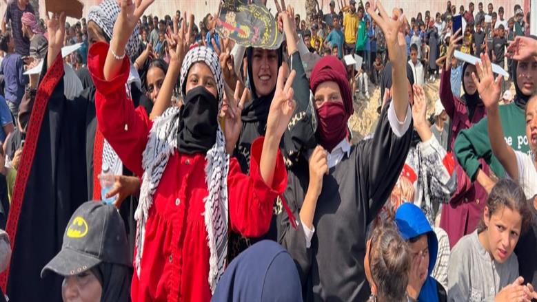 الاحتفال بالأسرى الفلسطينين