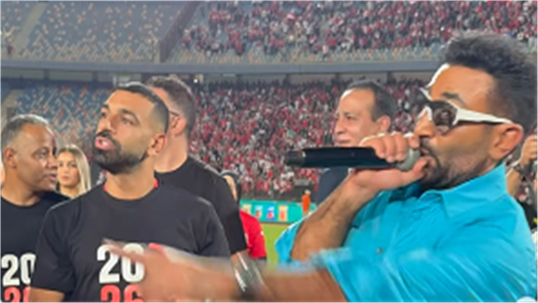 «إيه اليوم الحلو ده».. أحمد سعد يحتفل مع محمد صلاح بتأهل منتخب مصر للمونديال