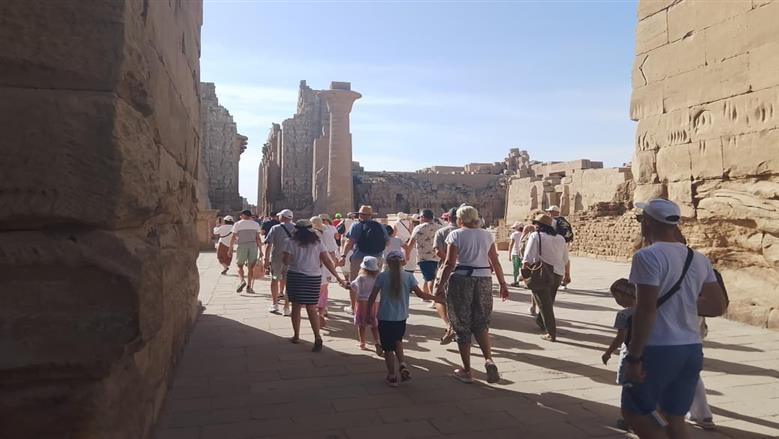 انتعاشة سياحية في الأقصر.