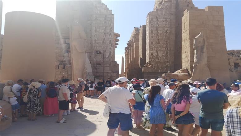 انتعاشة سياحية في الأقصر.
