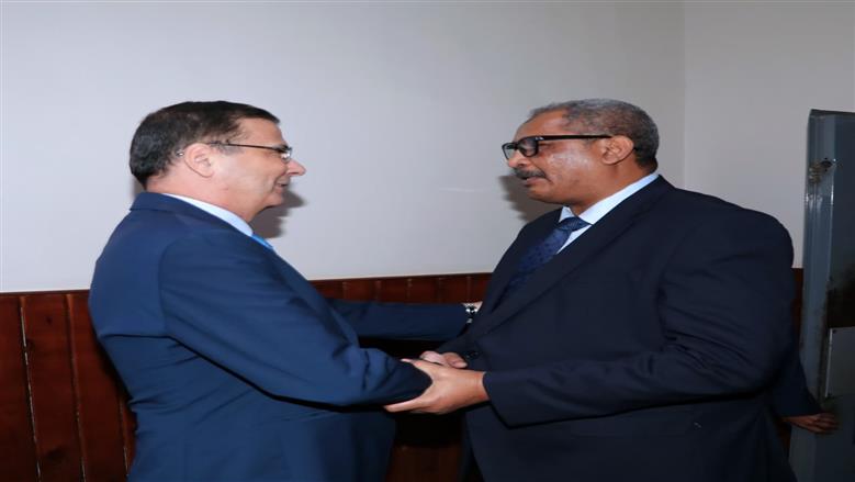 وزير الزراعةمع نظيره السودانى