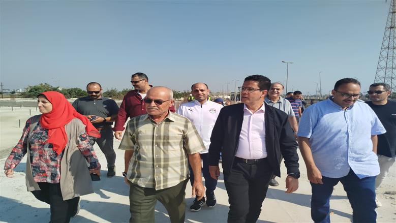 جولة رئيس جامعة بنها