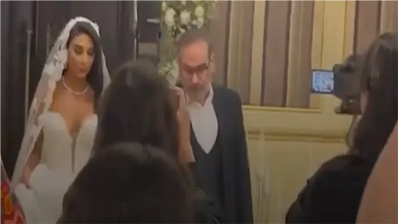 فستان زفاف ابنة علي شمخاني يثير الجدل.. 14 مليار ريال تشعل منصات التواصل