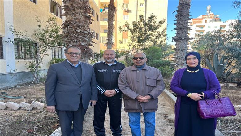 أعضاء نادى روتاري مرسي مطروح خلال متابعة أنشطة النادى في مطروح