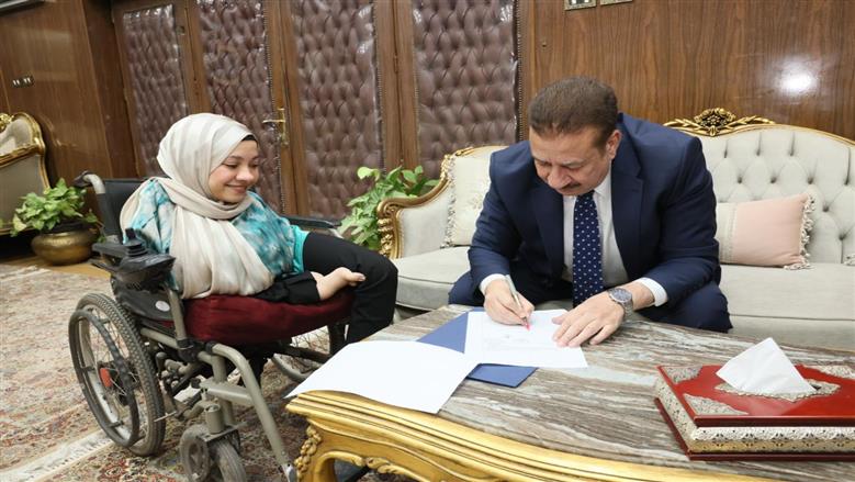محافظ المنوفية يستجيب لطلب ندى علام