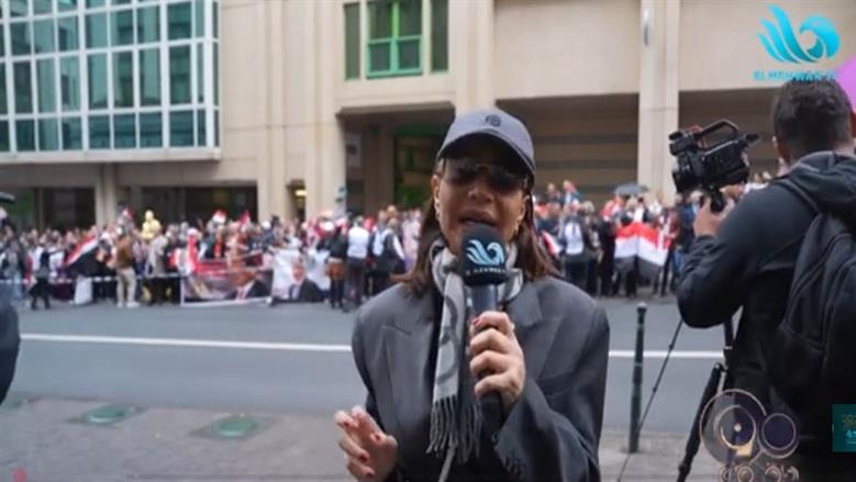 بسمة وهبة: ملحمة وطنية في حب مصر والرئيس السيسي بالعاصمة البلجيكية