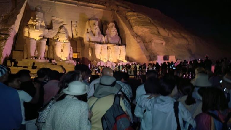 تعامد الشمس معبد أبو سمبل