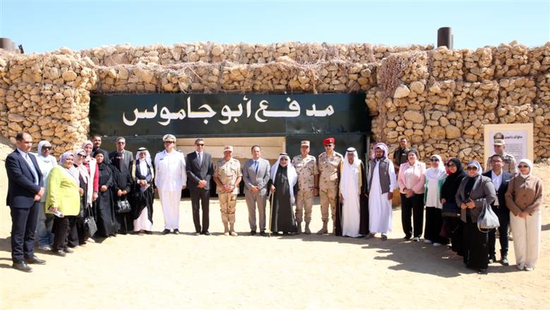بالتزامن مع الإحتفال بالذكرى الثانية والخمسين لإنتصارات أكتوبر المجيدة الجيش الثالث الميدانى يفتتح مزار النقطة الحصينة بعيون موسى بعد إنتهاء أعمال تطويره