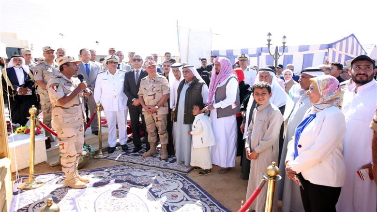 بالتزامن مع الإحتفال بالذكرى الثانية والخمسين لإنتصارات أكتوبر المجيدة الجيش الثالث الميدانى يفتتح مزار النقطة الحصينة بعيون موسى بعد إنتهاء أعمال تطويره