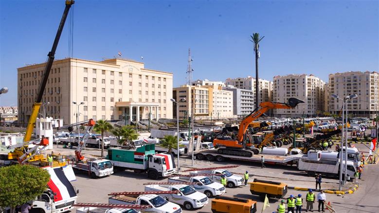معدات الإسكندرية لمواجهة نوات الشتاء 