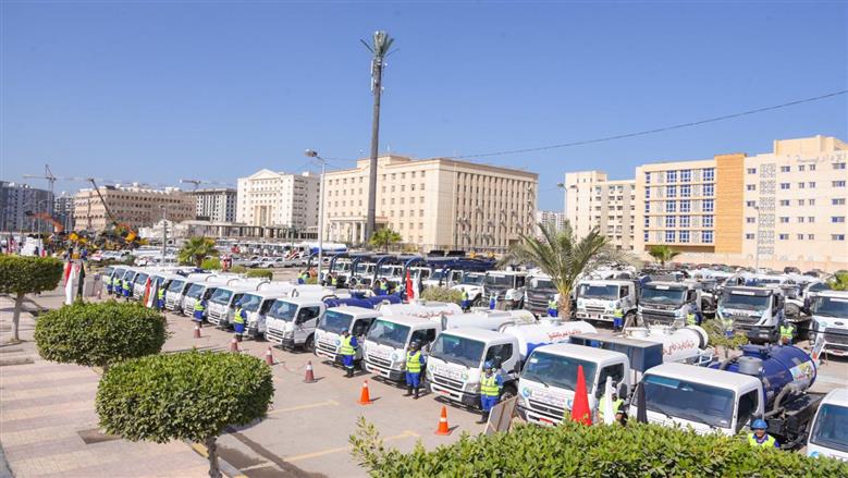 معدات الإسكندرية لمواجهة نوات الشتاء 