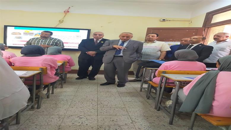 جولة نائب وزير التربية والتعليم بالقليوبية