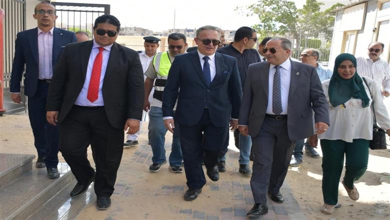 محافظ بورسعيد يتفقد محكمه بورفؤاد الجديده
