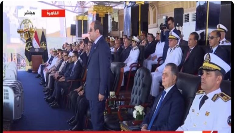 الرئيس السيسي يشهد العرض العسكري للخريجين الجديد من أكاديمية الشرطة 