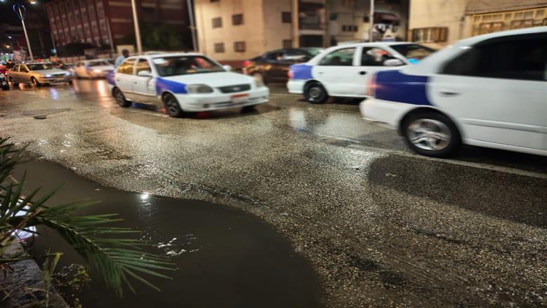 أمطار غزيرة على بورسعيد