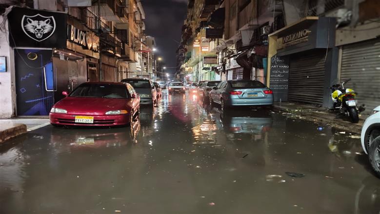 أمطار غزيرة على بورسعيد
