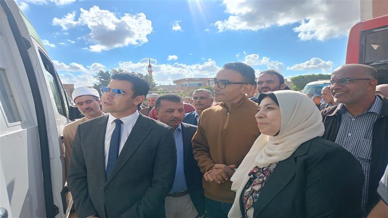 قافلة شاملة في قري البنجر مركز الحمام محافظة مطروح