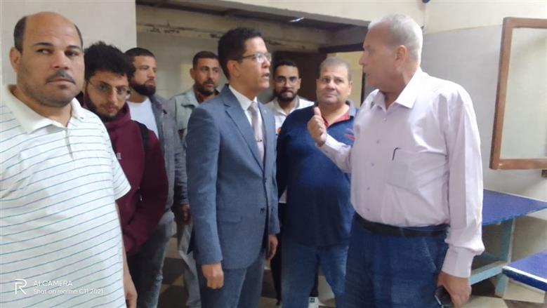 جولة رئيس جامعة بنها