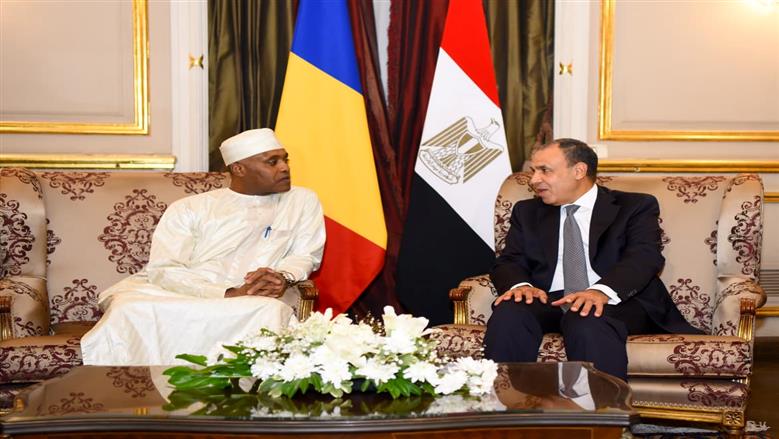 لقاء وزيرا خارجية مصر وتشاد