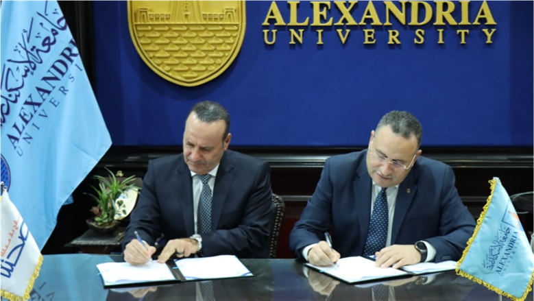 جامعة الإسكندرية توقع بروتوكولًا مع إحدى المؤسسات لتجهيز رعاية مركزة بمستشفى المواساة