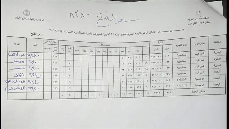 مزاد القطن