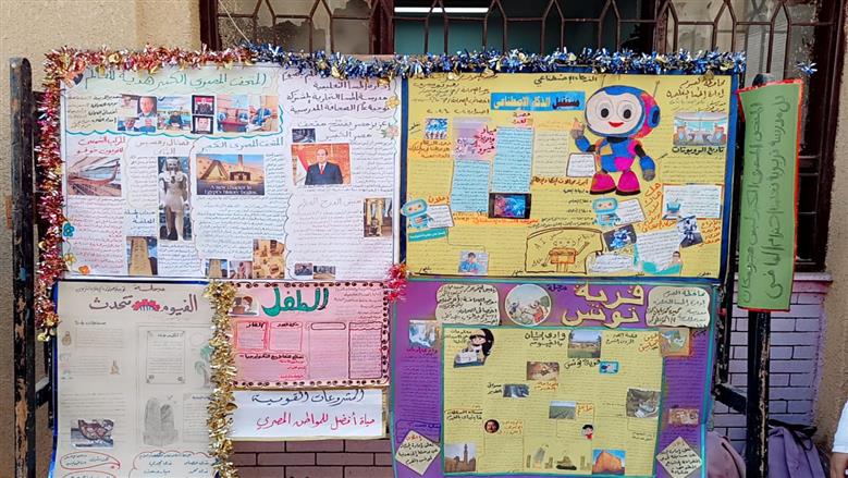 مدير تعليم الفيوم يفتتح معرض مبادرة الفيوم تتحدث النسخة الثانية