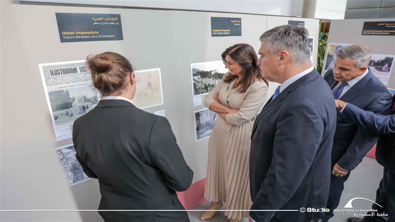 رئيس كرواتيا في مكتبة الإسكندرية
