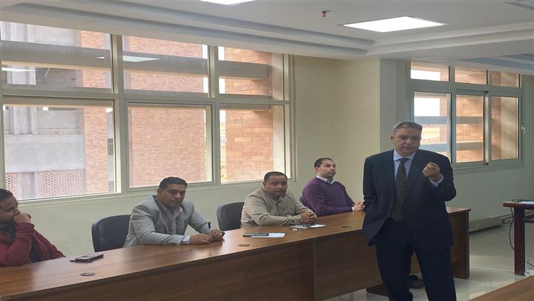 خلال فعاليات الدورة التدريبية بجامعة مطروح حول الإدارة الجامعية