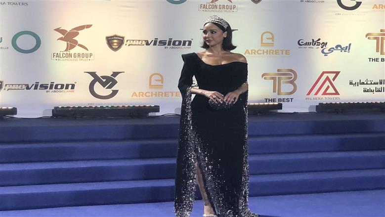 بسمة بوسيل تخطف الأنظار في افتتاح مهرجان The Best بالأهرامات
