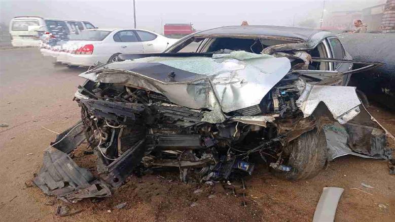 حادث تصادم بالمنوفية