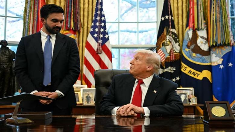 تبادلا الدفاع عن بعضهما.. 13 مشهدا من لقاء ترامب وزهران ممداني