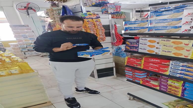اعدام سلع غذائية بالشيخ زويد