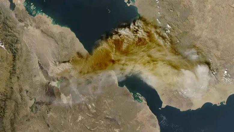 معلومات عن بركان هايلي جوبي.. يلغي رحلات الطيران إلى دول عربية وارتفاع الرماد وصل 14 كم