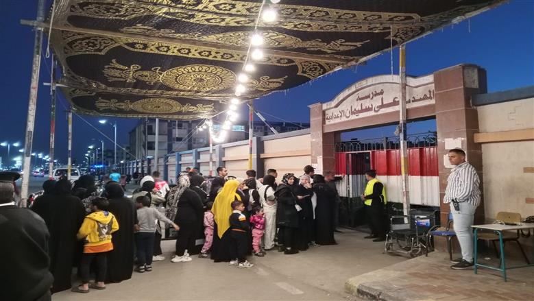 توافد الناخبين على لجان بورسعيد 