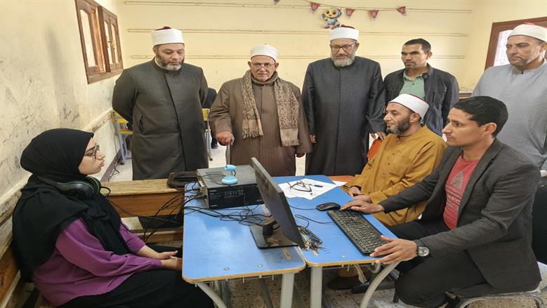 لجنة أزهرية تتفقد فعاليات مسابقة القرآن الكريم بالفيوم