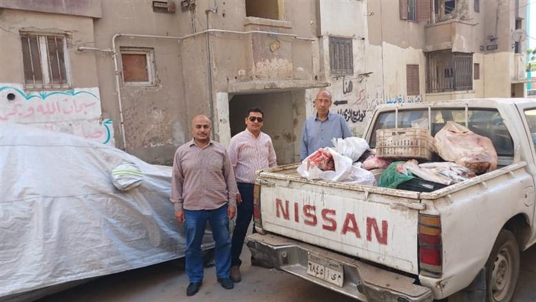 ضبط كميات من اللحوم والأسماك بالمنوفية