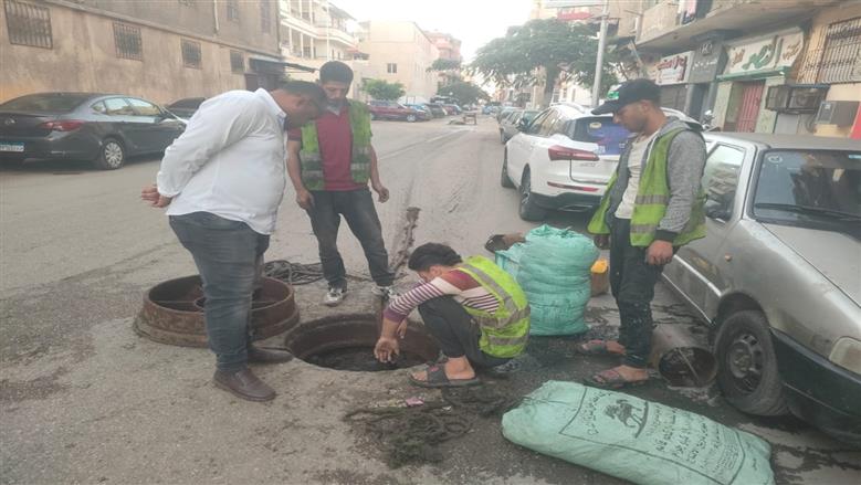 اصلاح كسر مفاجئ في خط المياه