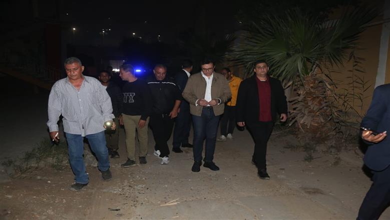 وزير الثقافة يتفقد موقع حريق ديكور مسلسل «الكينج»