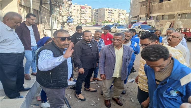 غسيل شبكات المياه بالقناة