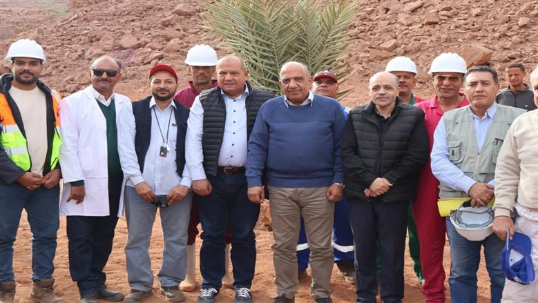 وزير الكهرباء يتفقد سير العمل بالمركز الحقلي لهيئة المواد النووية بأبو زنيمة