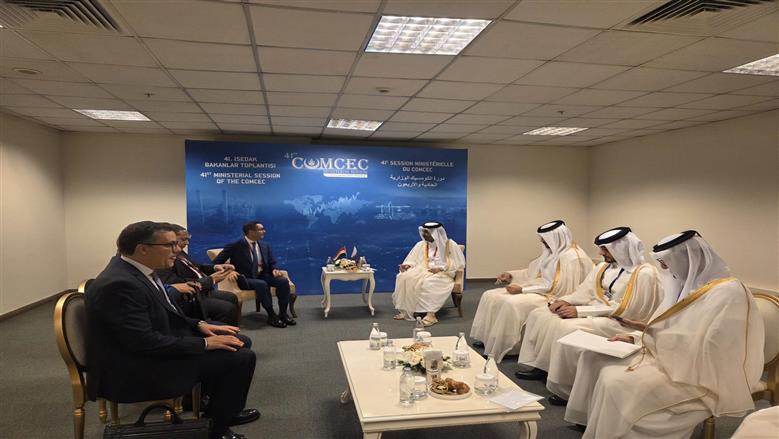 وزير الاستثمار والتجارة الخارجية يبحث مع وزير التجارة التركي تعزيز التبادل التجاري إلى 15 مليار دولار خلال السنوات المقبلة وتعميق الشراكة الاستثمارية