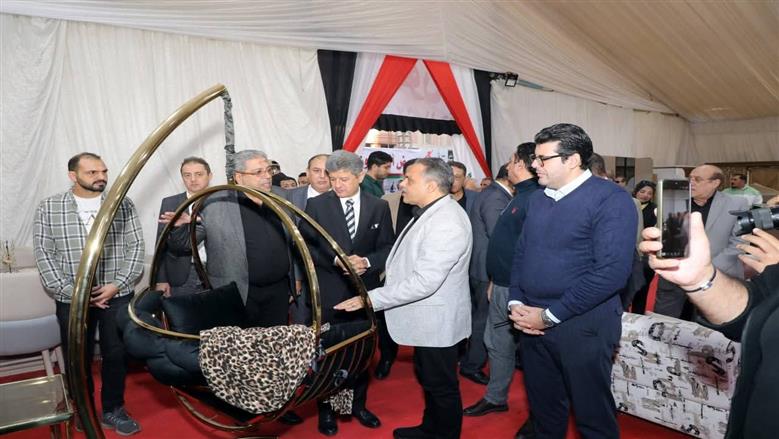 محافظ الشرقية يفتتح معرض “أوكازيون دمياط للأثاث” بالزقازيق