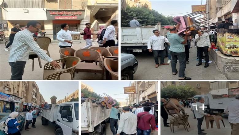 حملات مكثفة لرفع الإشغالات وإعادة الانضباط للشوارع في الشرقية